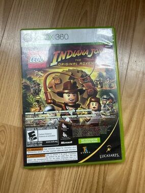 Lego Indiana Jones Game Cover – Brown, Yellow, Green